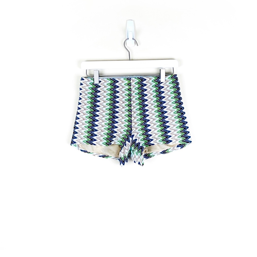 MuMu | Chevron Print Knit Shorts